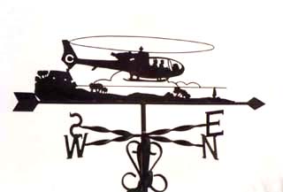 Gazelle weather vane